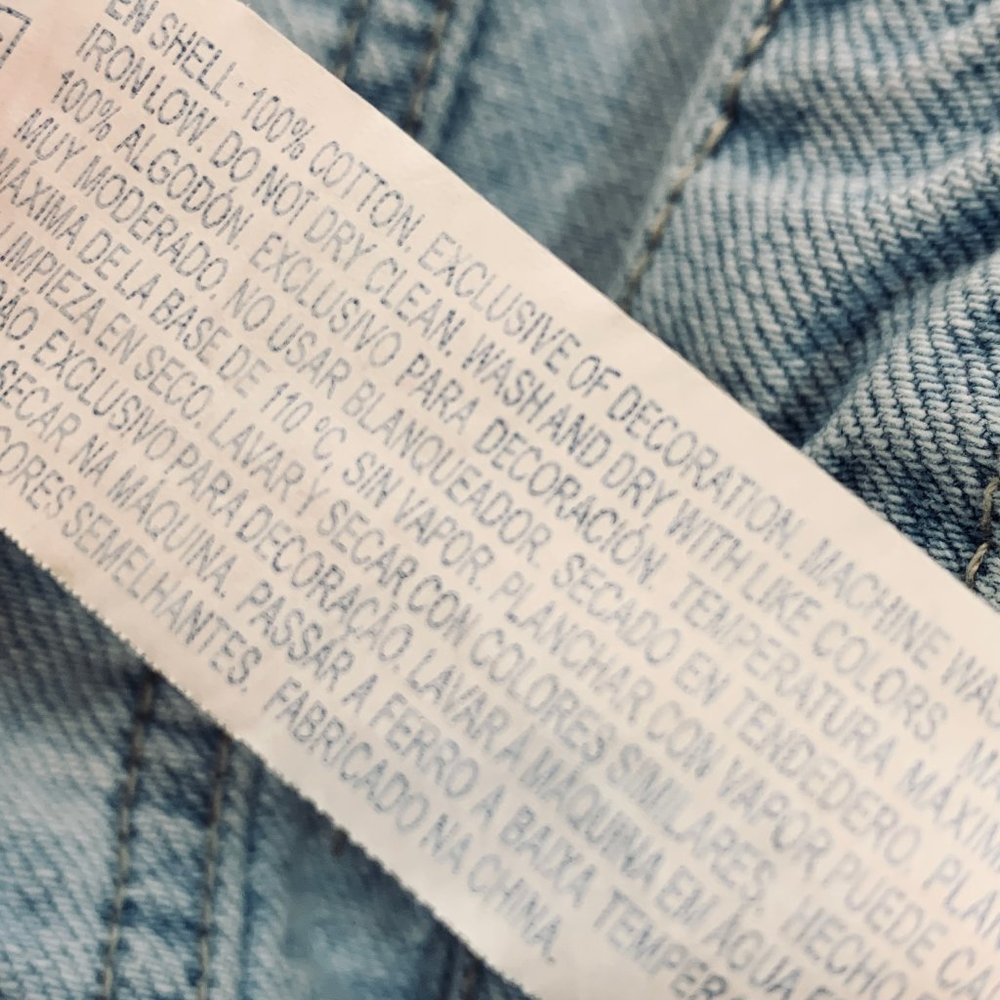 Forever 21 Acid Wash Denim Mini Skirt Small Pockets Casual Wear 100% Cotton - Picture 5 of 10